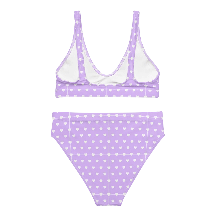 Pastel Heart Seamless Pattern High Waisted Bikini - V3 product image (5)