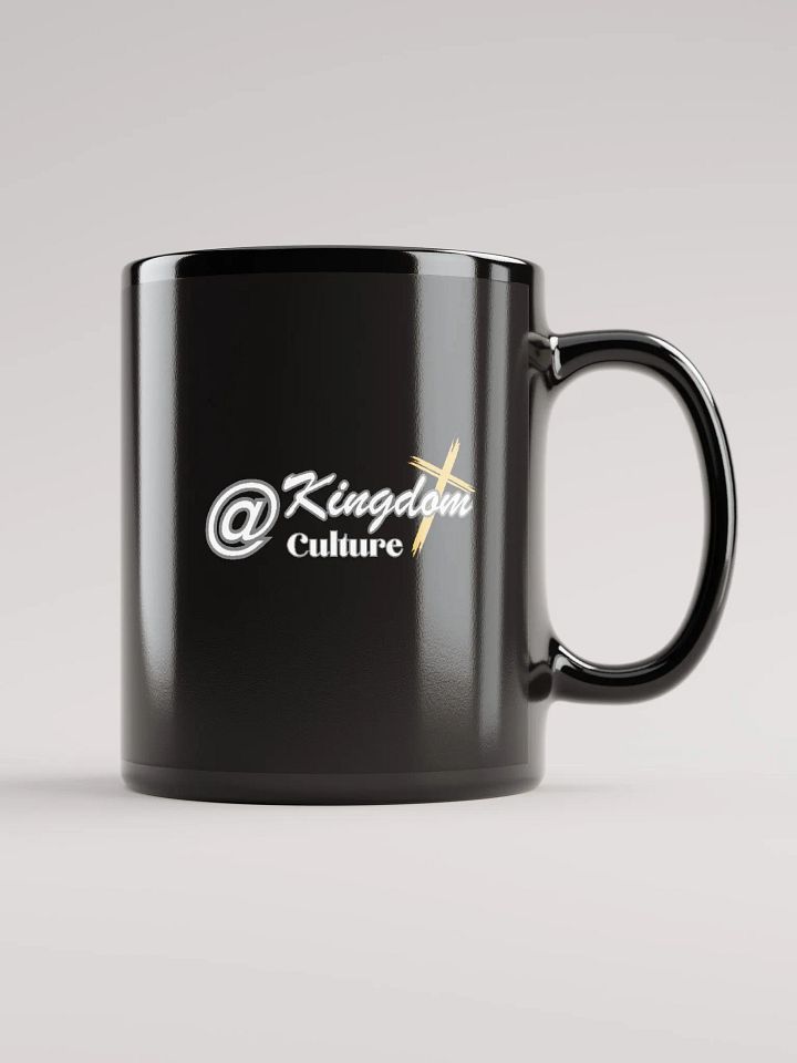Royal Crowned Black Glossy Mug product image (2)
