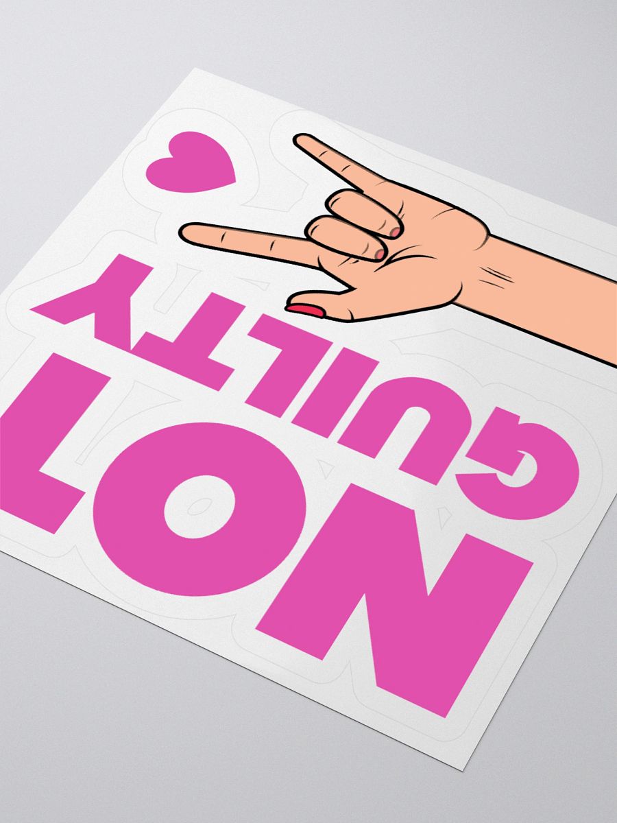 KR not guilty - sticker product image (9)
