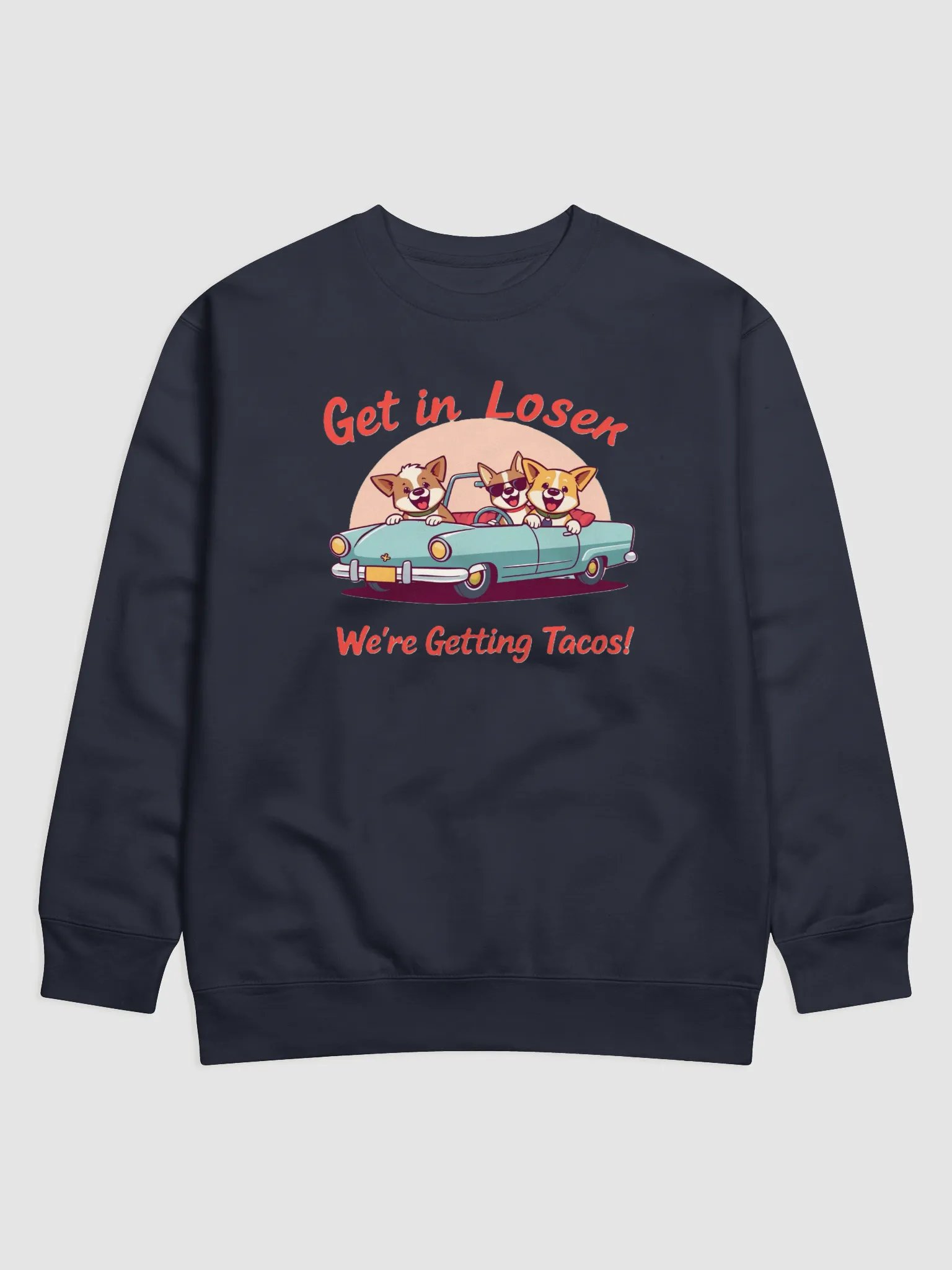 Taco Dogs Ride Premium Sweatshirt product image (2)