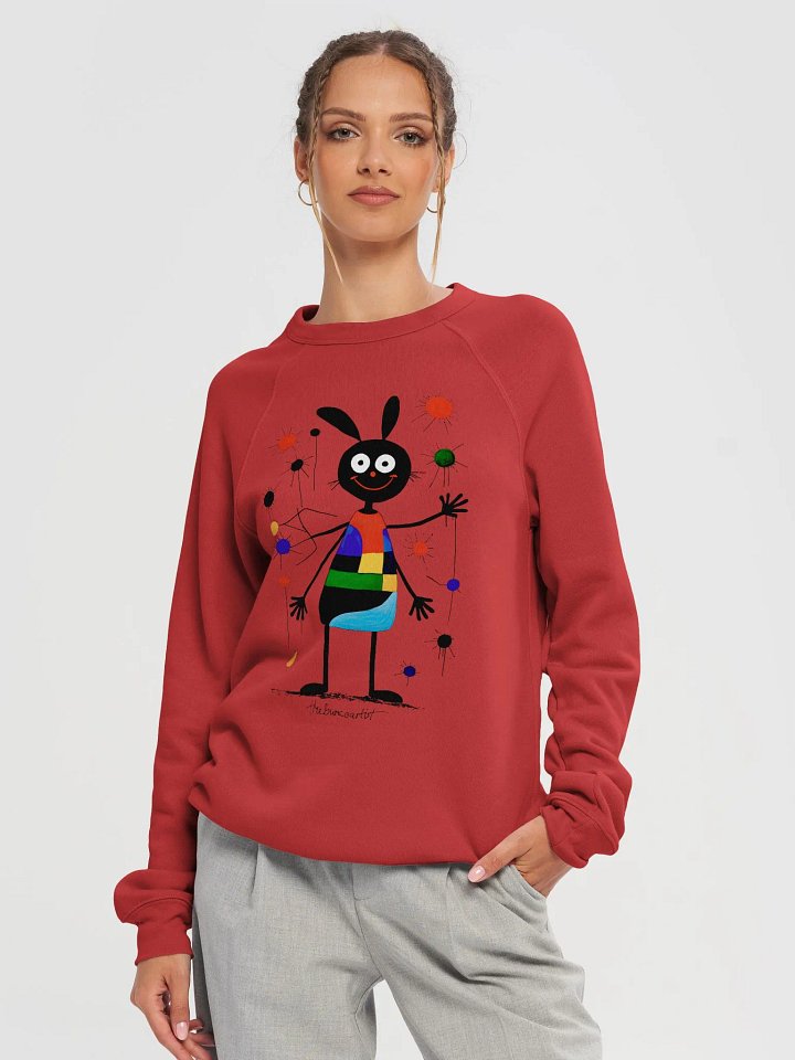 Bella+Canvas Unisex Sponge Fleece Raglan Sweatshirt product image (1)