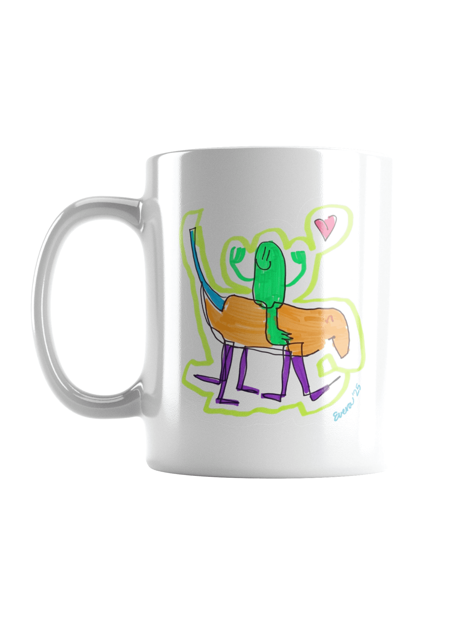 Pickle Riding a Five-Legged Corndog Mug product image (6)