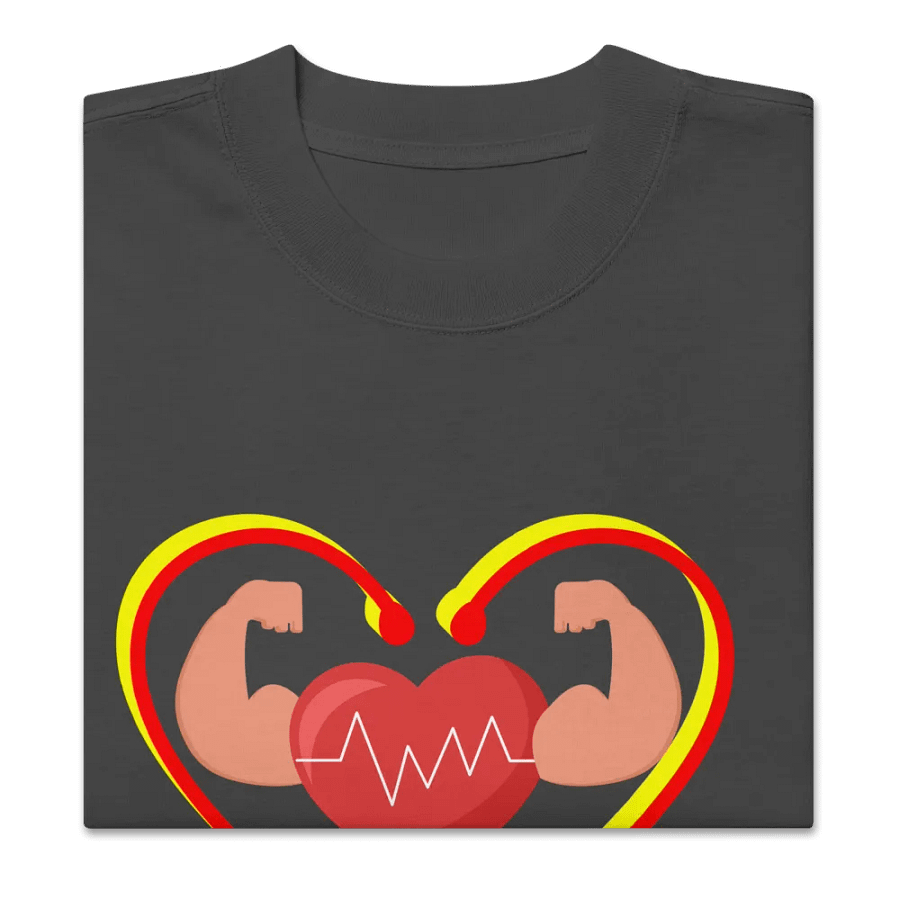 Heartbeat Flex Oversized Tee product image (3)