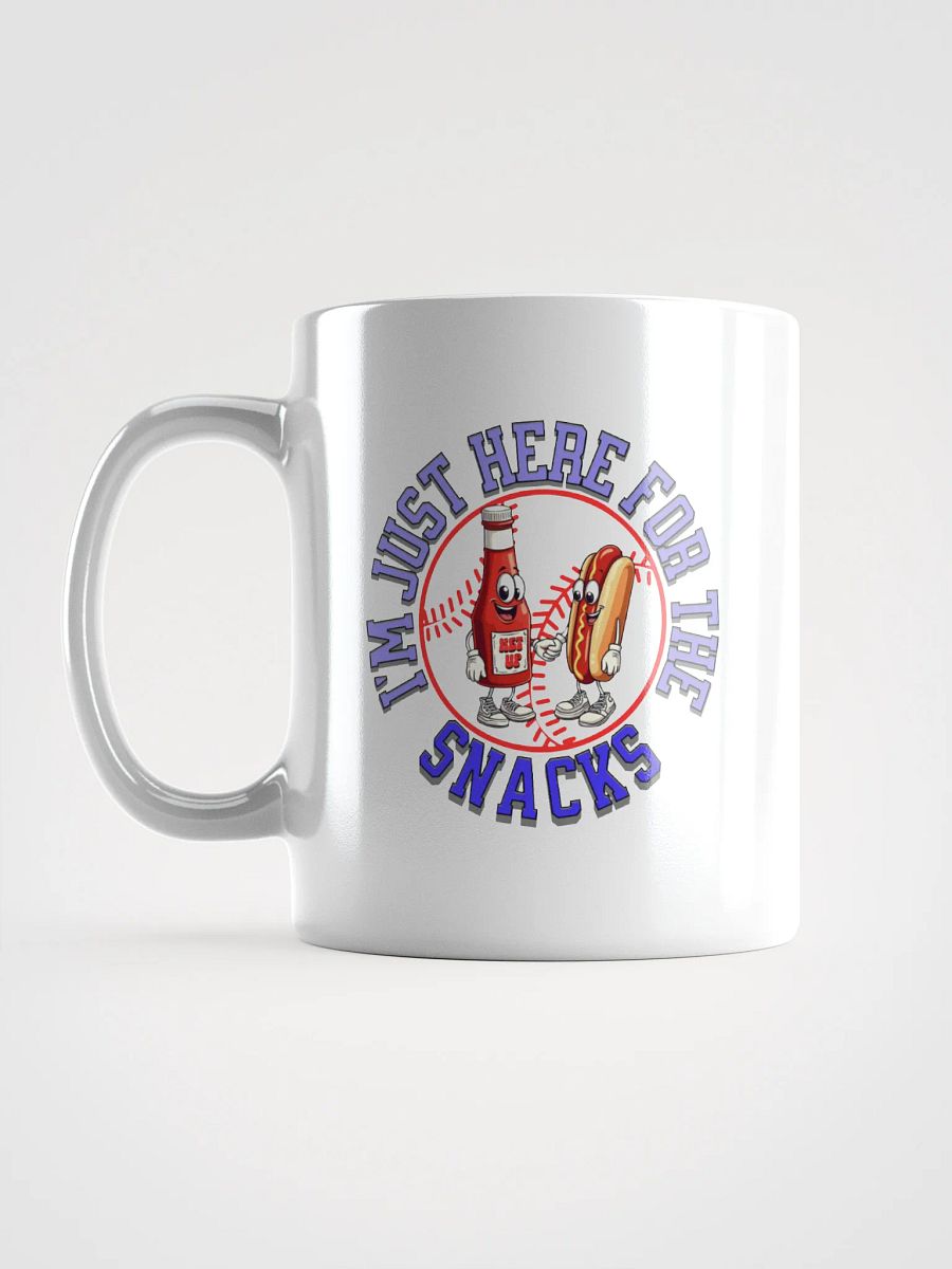 Im Just Here For The Snacks Baseball Buddies Mug product image (1)