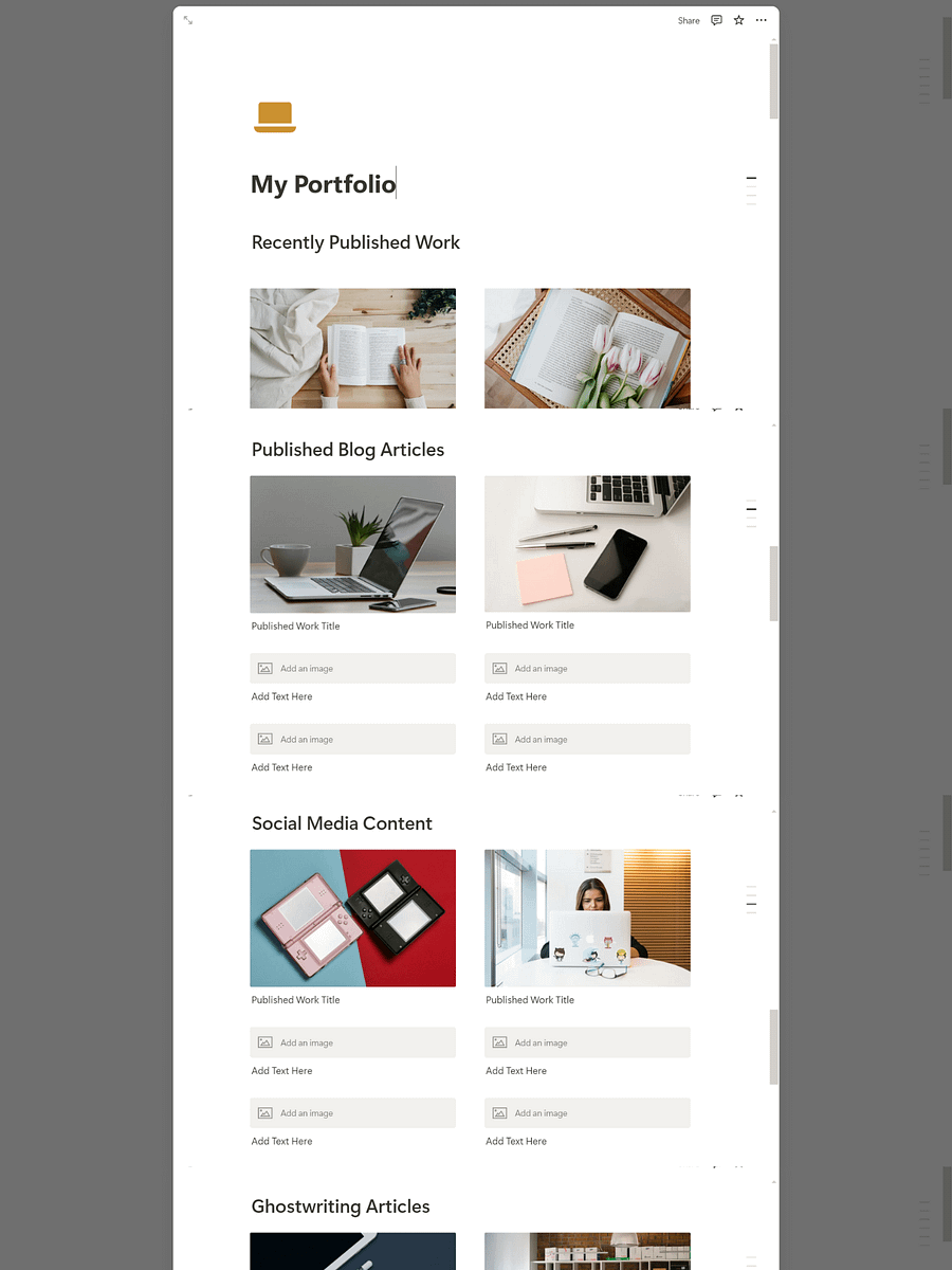 Freelance Writer Website Template | Showcase Your Work & Services product image (3)