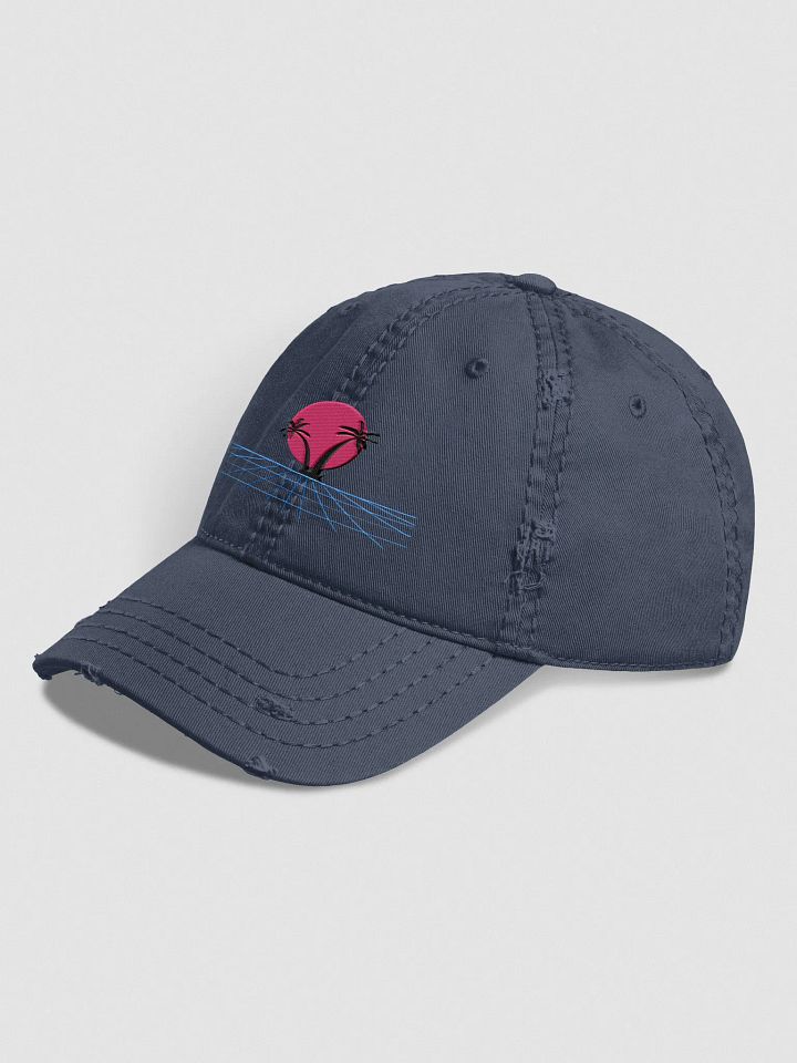 Retro Wave Distressed Dad Hat product image (2)