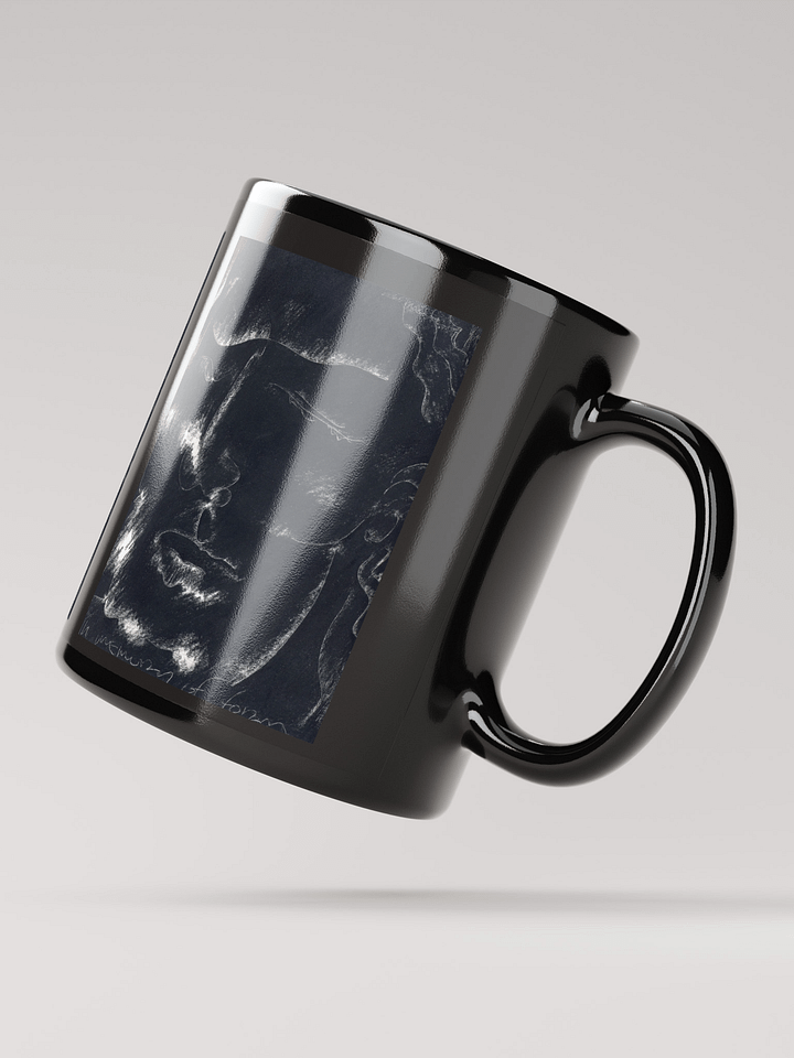 In Memory of Form black glossy mug product image (2)