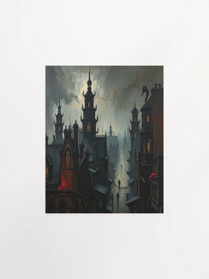 Gothic Cityscape Poster product image (8)