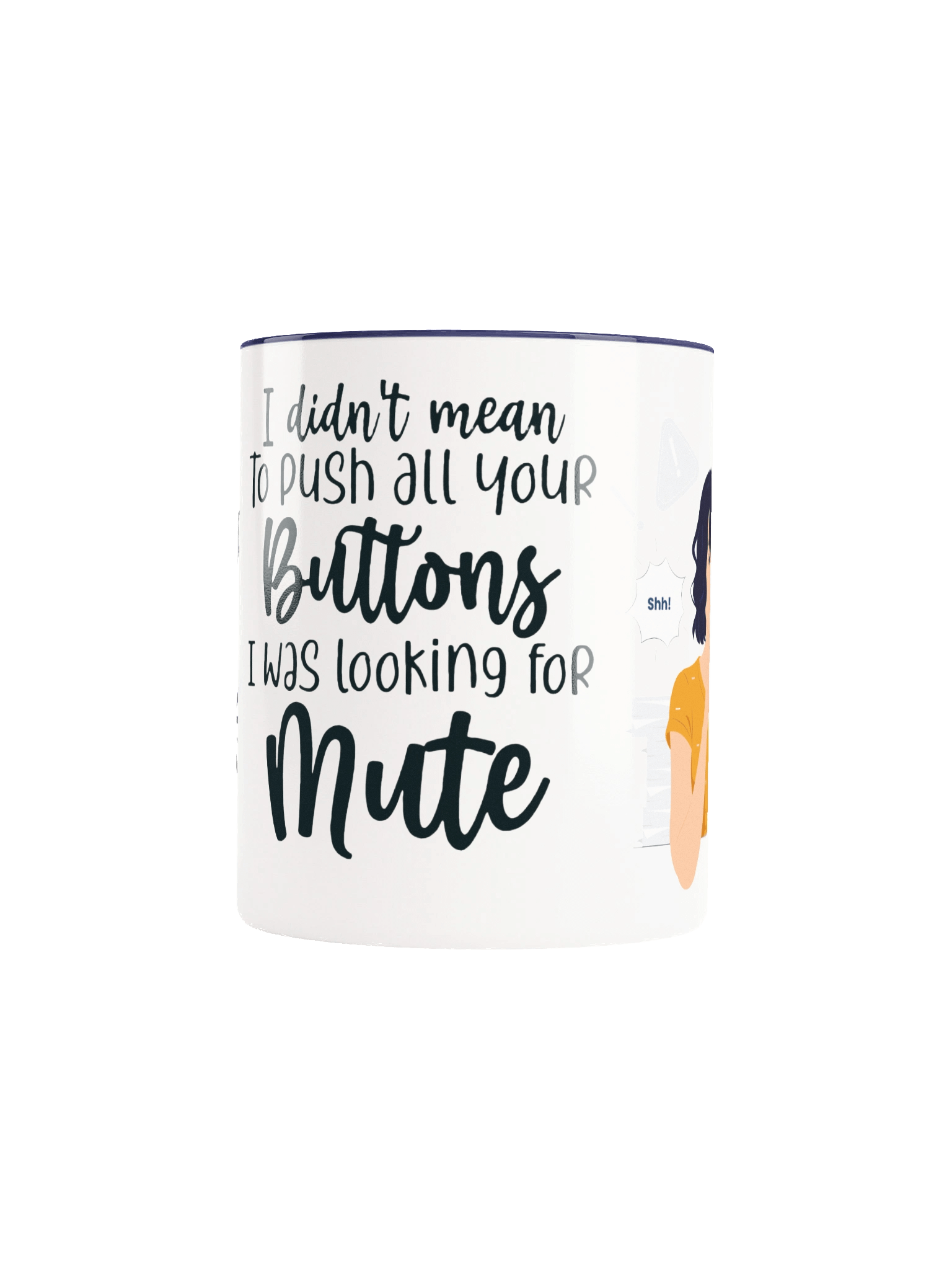 Whispering Shh! Ceramic Mug product image (32)