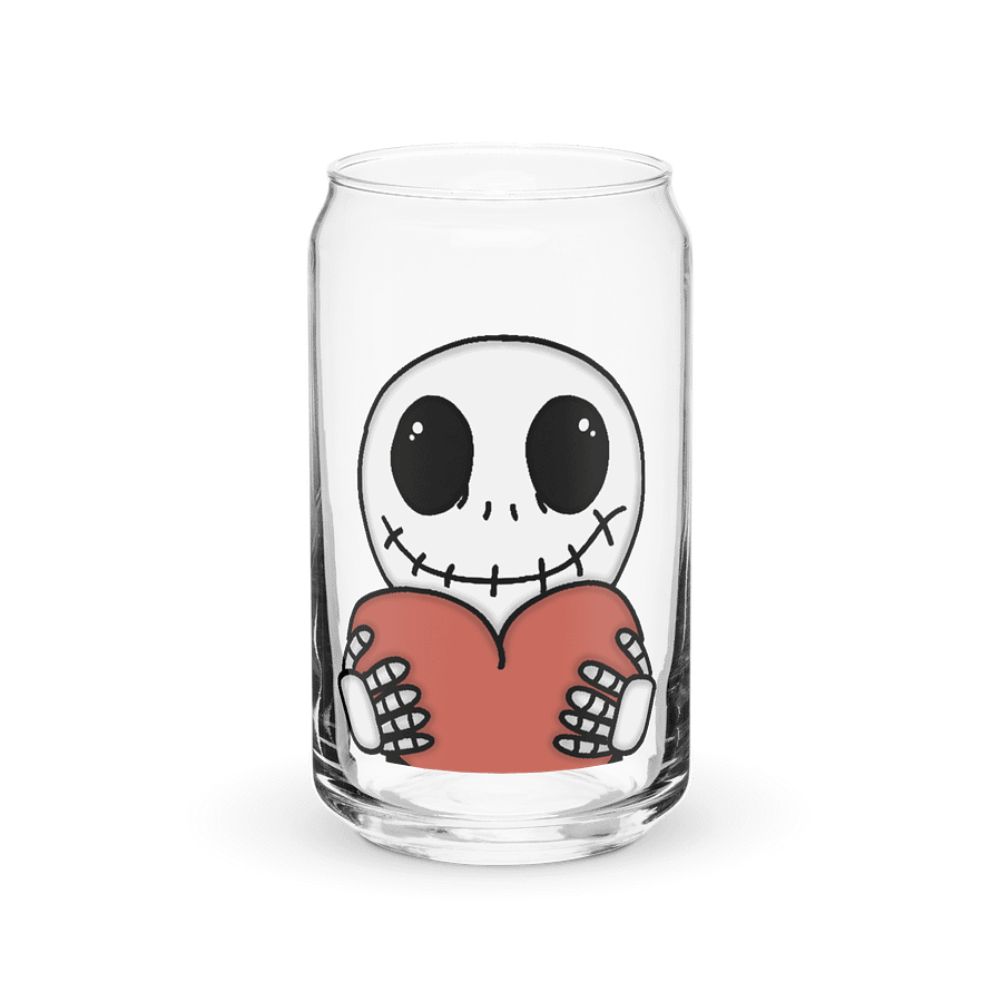 jack skellington heart drinking glass product image (1)