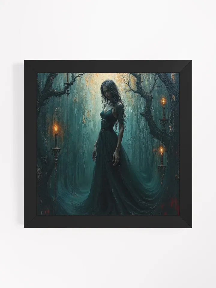 Gothic Forest Witch Framed Print product image (3)