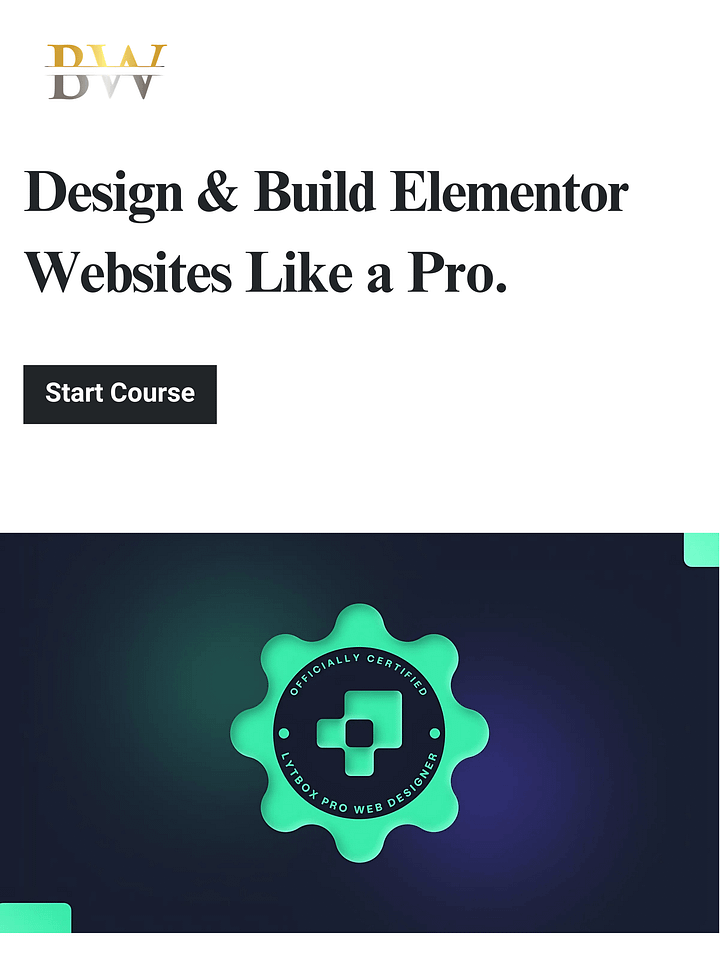 Design & Build Elementor Websites Like a Pro. product image (1)