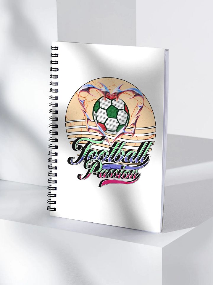 Passion Football Soccer Play Spiral Notebook product image (1)