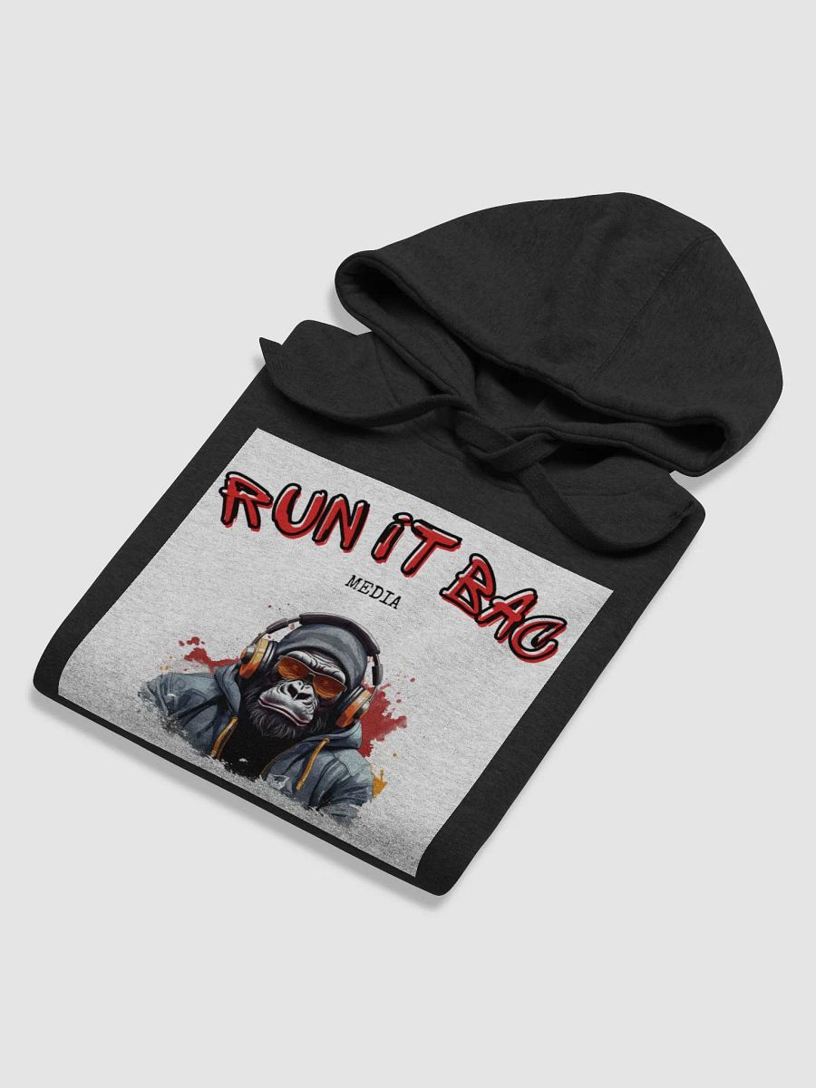 RUN It BAC Media Hoodie Grey product image (4)