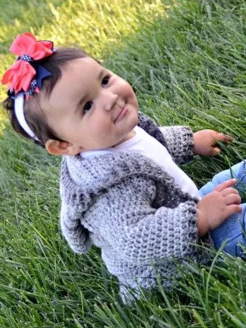 Painted Canyon Cardigan Crochet Pattern - CHILD SIZES product image (2)
