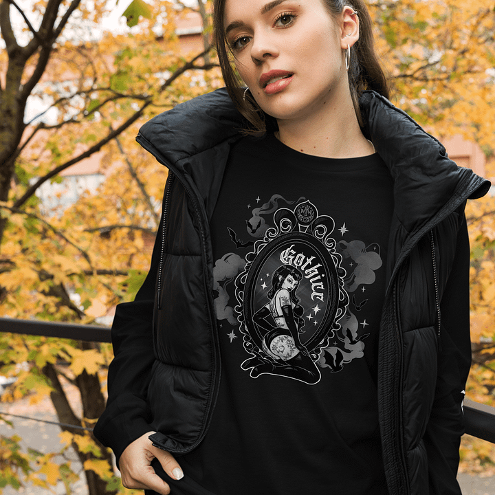 𝖌𝖔𝖙𝖍𝖎𝖈𝖈 long sleeve tee product image (2)