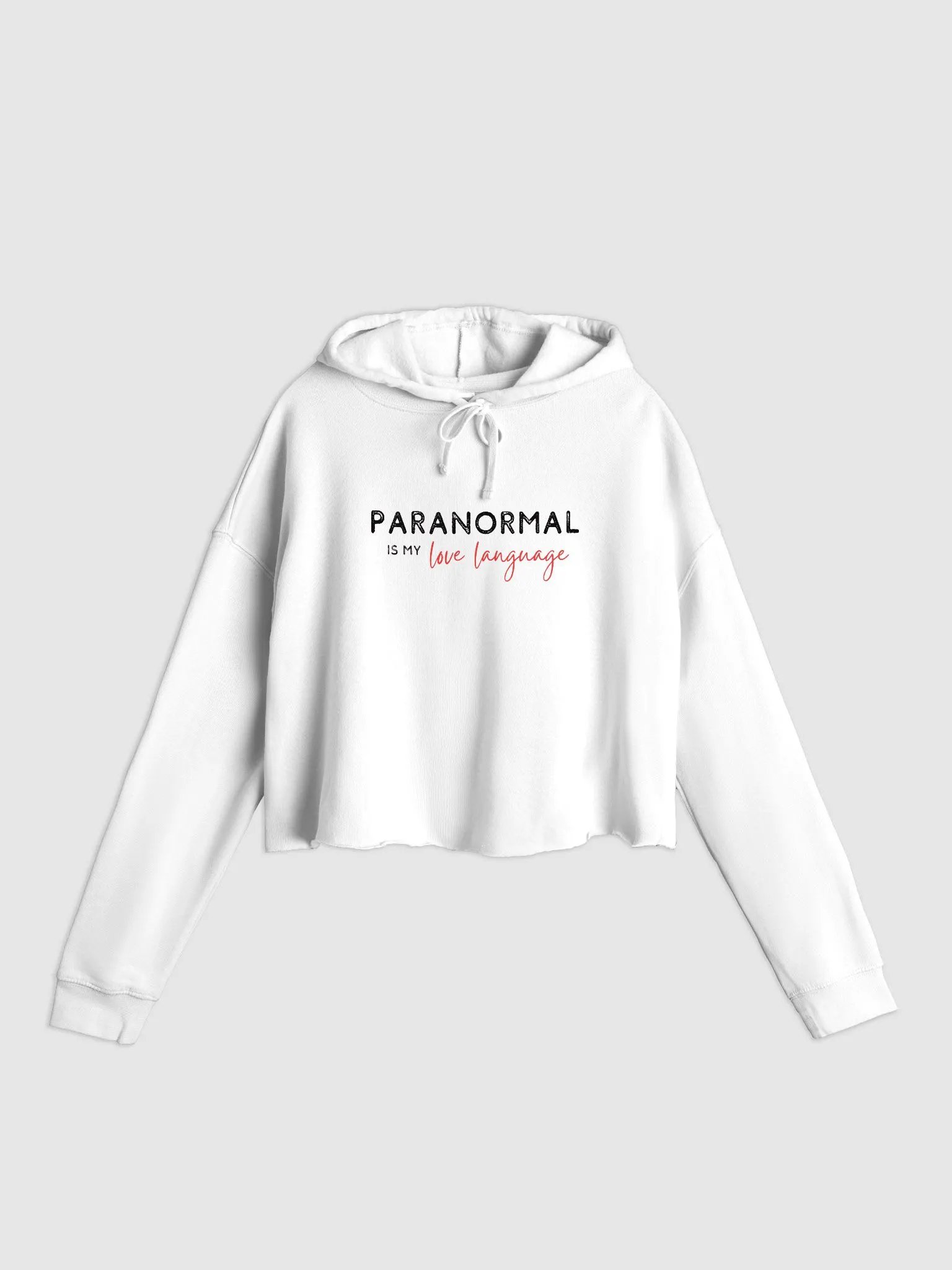 'Paranormal Love Language' Cropped Hoodie product image (3)