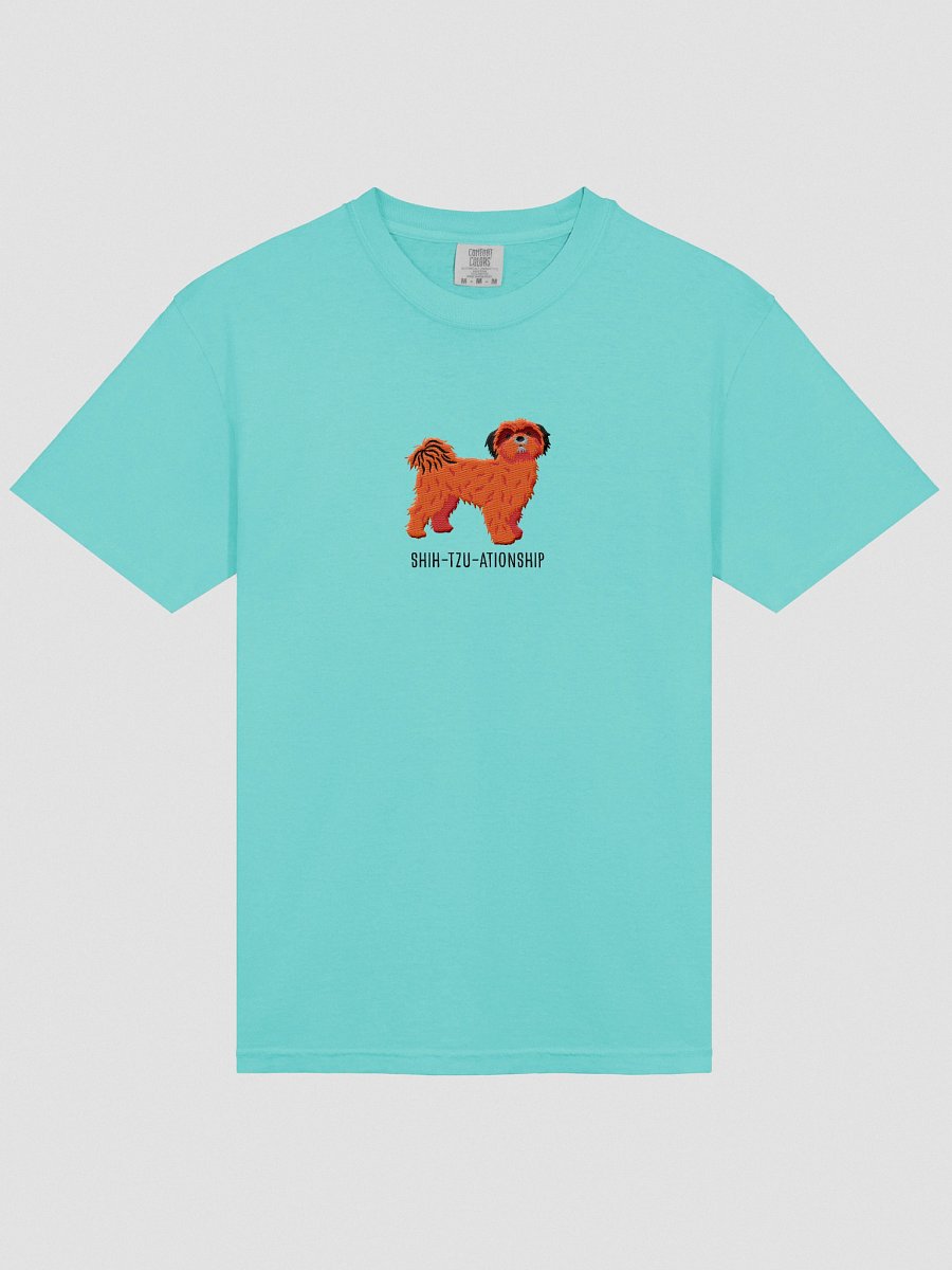 Shih-Tzu-ationship T-Shirt(Embroidered) of a Shih Tzu(Red) product image (33)