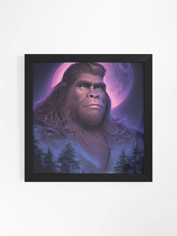 Bigfoot in the woods wall art product image (1)