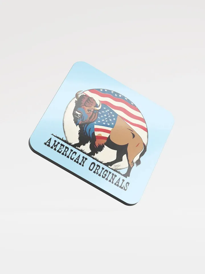 American Original Bison Glossy Coasters product image (1)