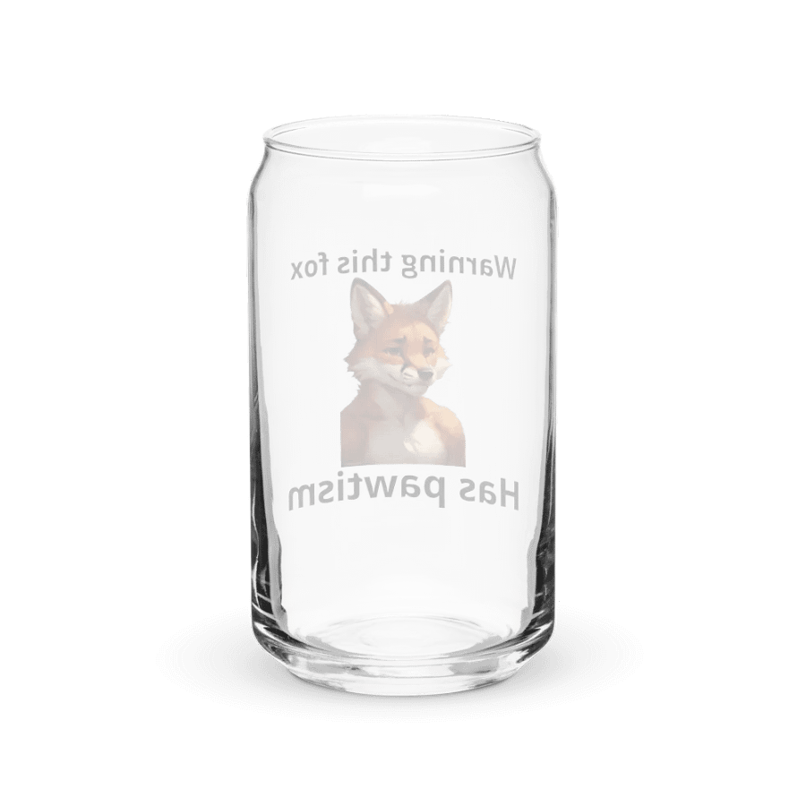 Foxy pawtism glassware product image (38)