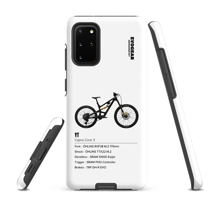 White YT Capra Core 3 Samsung Case product image (2)