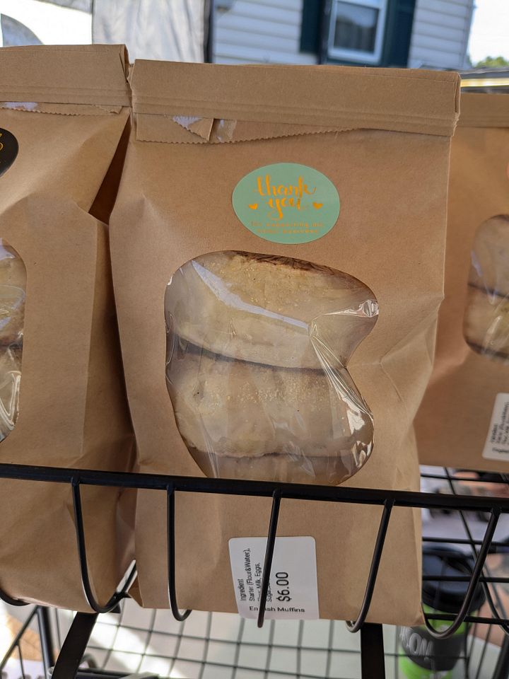 Sourdough English Muffins- 4Pk MINIMUM ORDER OF 2 PACKS product image (1)