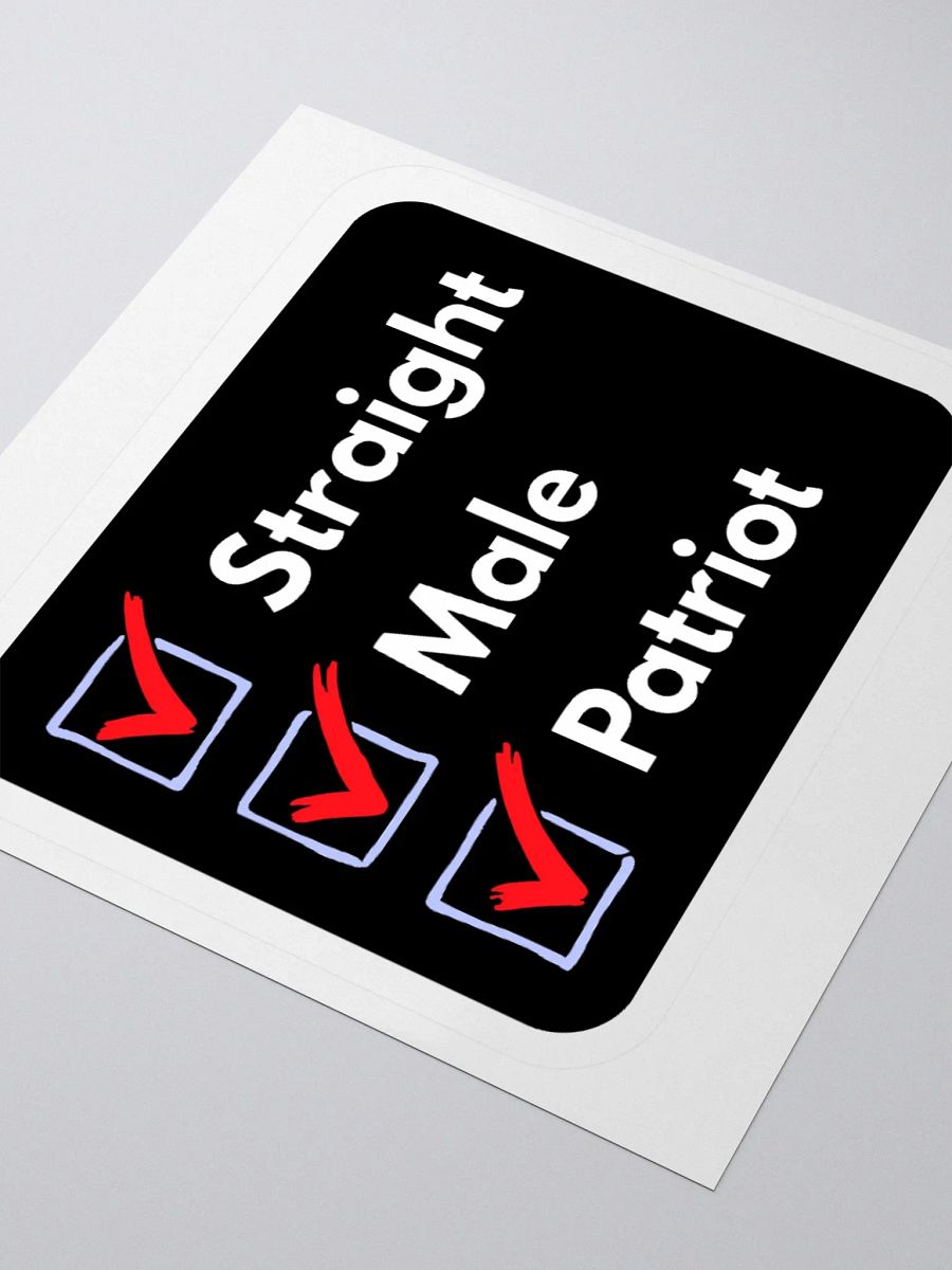 Sticker: Male Checklist product image (6)