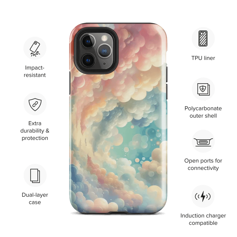 Whimsical Clouds iPhone® Tough Case product image (28)