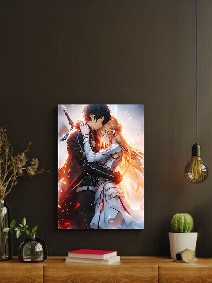 Sword Art Online – Kirito & Asuna Eternal Bond – 8x10 Metal Print product image (2)