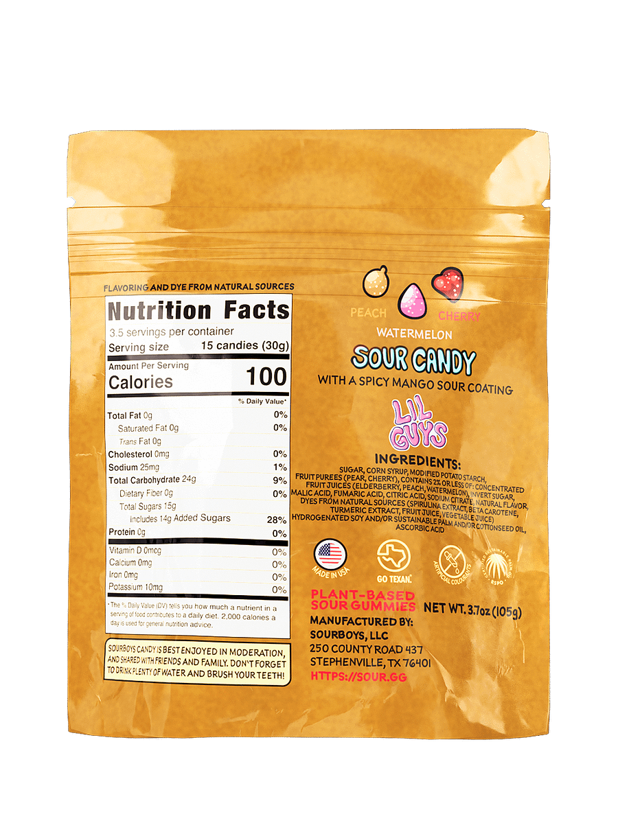Spicy Mango Sour Gummies - LilGuys product image (2)