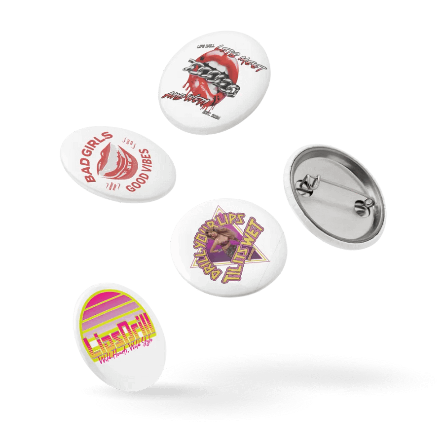 Lips Drill Pin Buttons Set product image (14)
