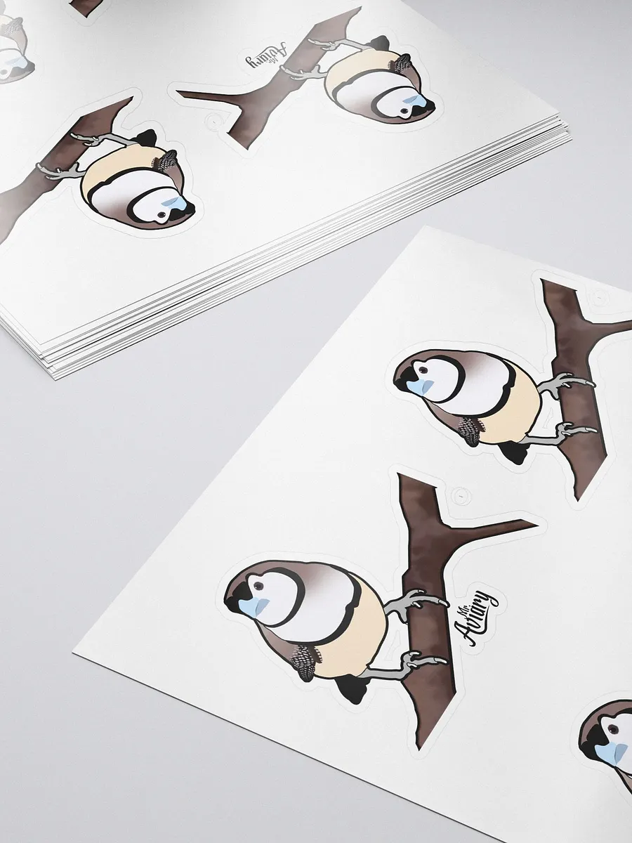 Owl Finch stickers Mr. Aviary