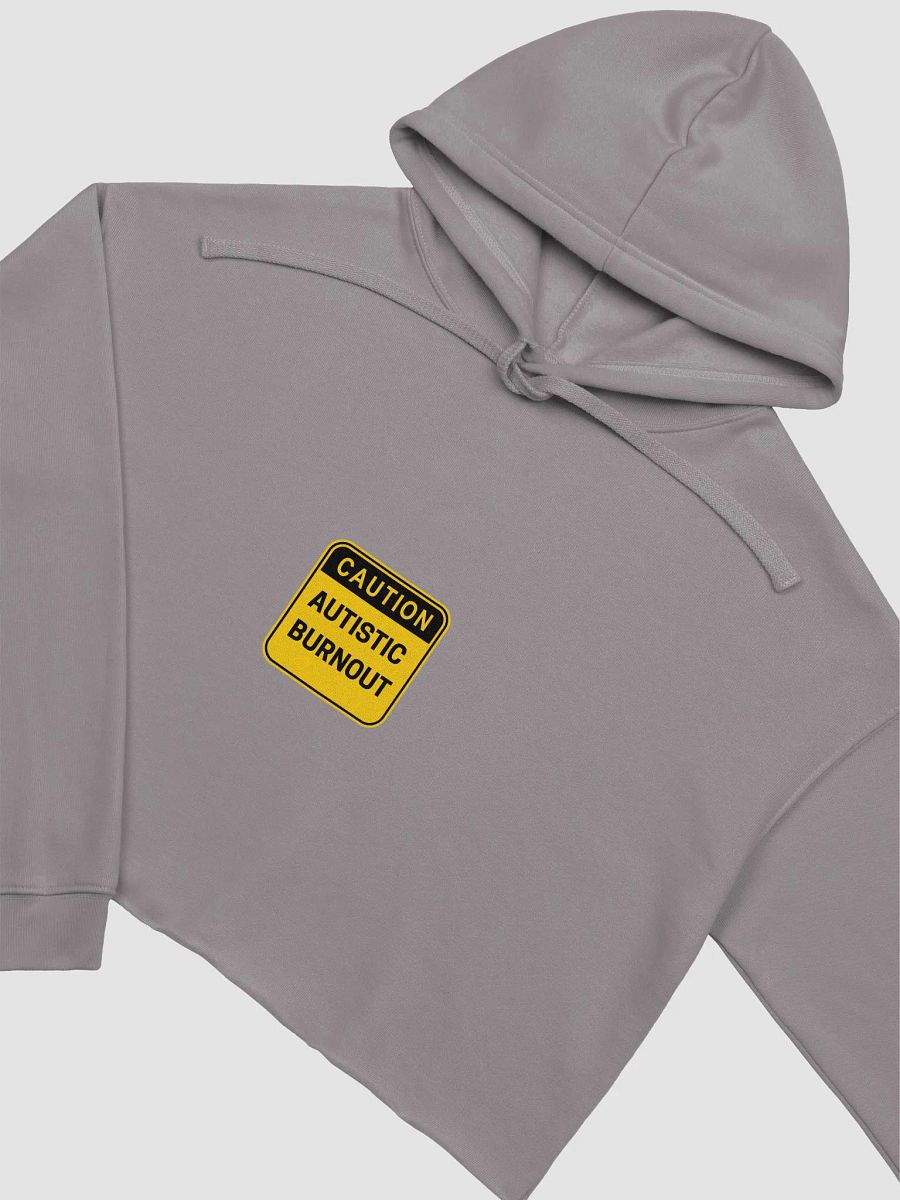 CAUTION: ASD BURNOUT cropped hoodie product image (29)