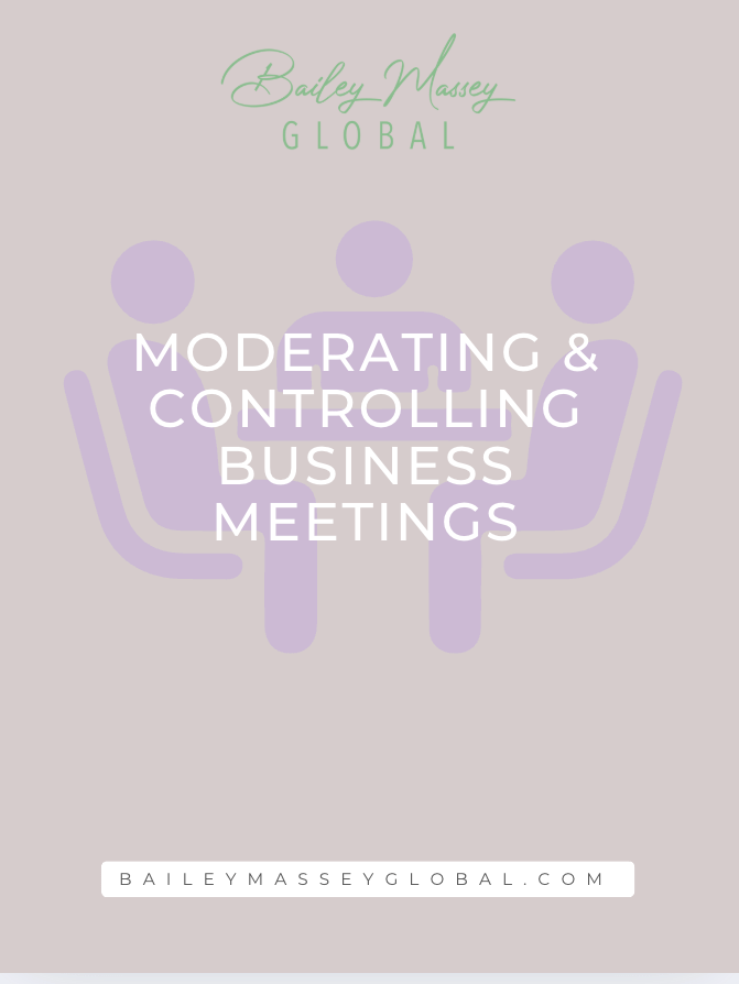 Moderating & Controlling Business Meetings product image (1)
