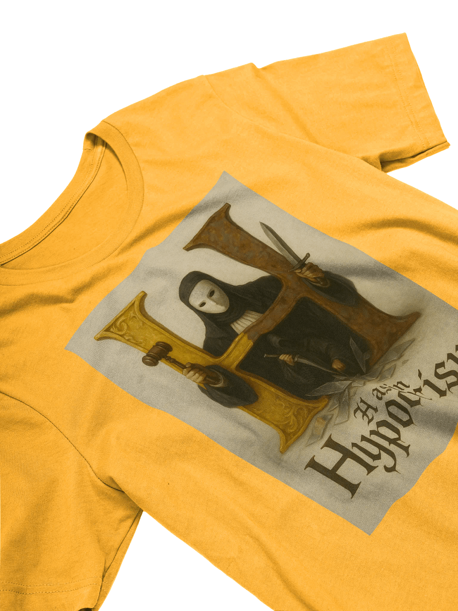 H as in hypocrisy t-shirt product image (33)