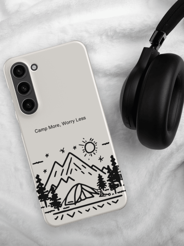 Camp More, Worry Less Samsung Case product image (1)