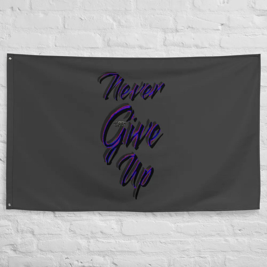 Never Give Up - Eclipse - Flag product image (10)