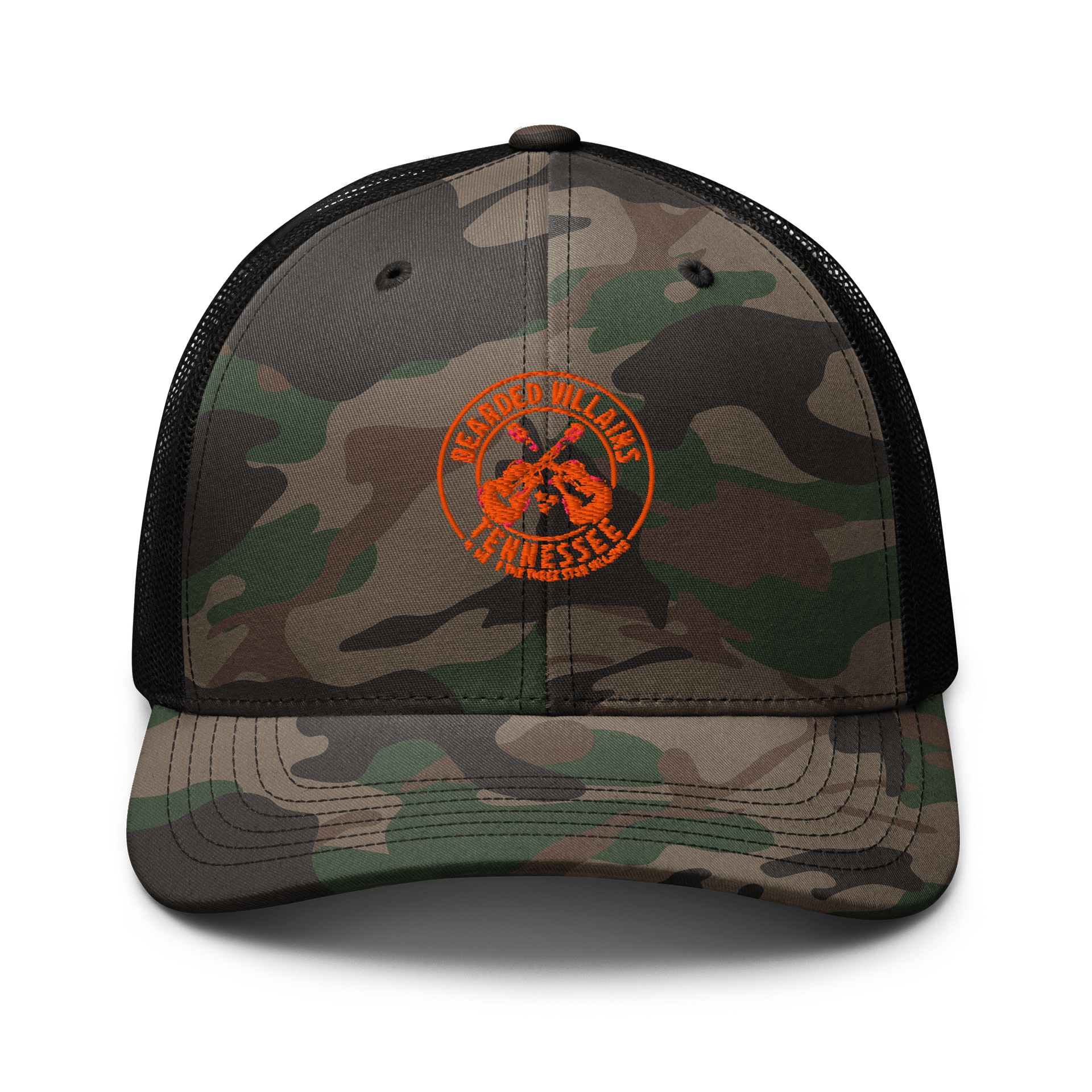 TSV Bearded Villains Tennessee Trucker Hat | Vols Orange Logo | Bold Brotherhood Style & Game-Day Attitude product image (1)
