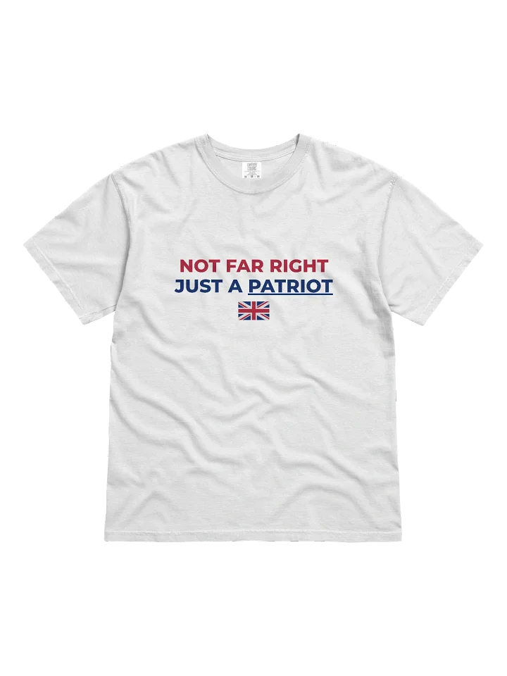 “Not Far Right, Just a Patriot” Black Tee product image (11)