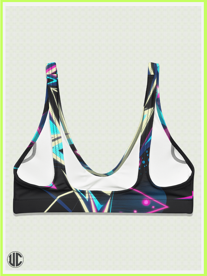 UnkoCon – Electric '80s Neon Bikini Top product image (2)