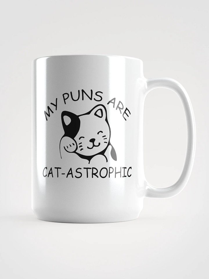 Cat-astrophic puns - mug product image (1)