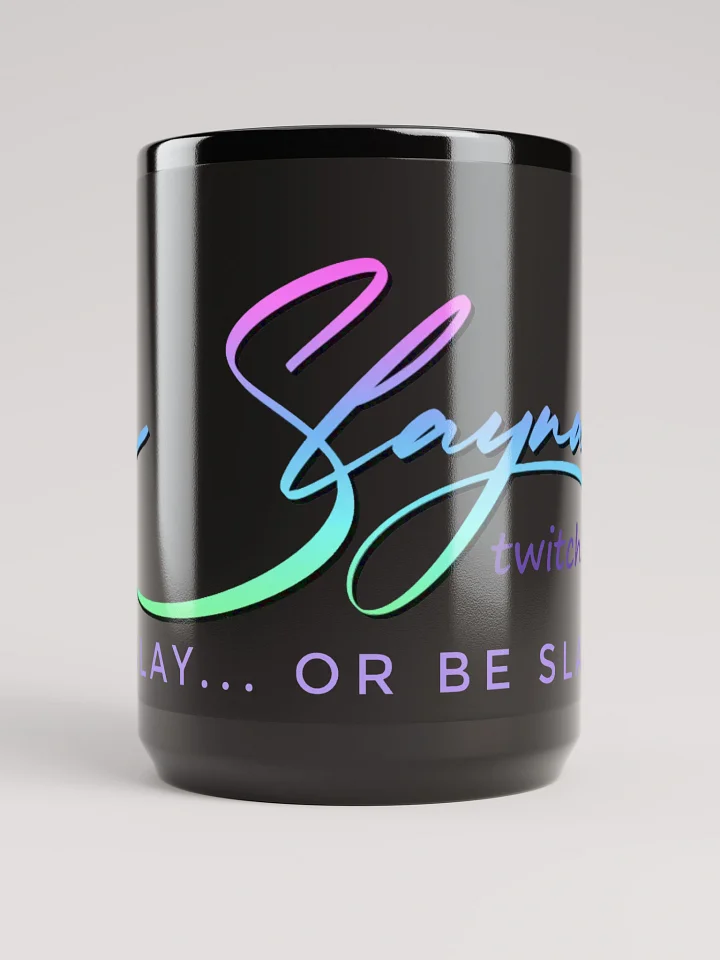 SLAYNA Ombre Large 15 oz Black Mug product image (1)