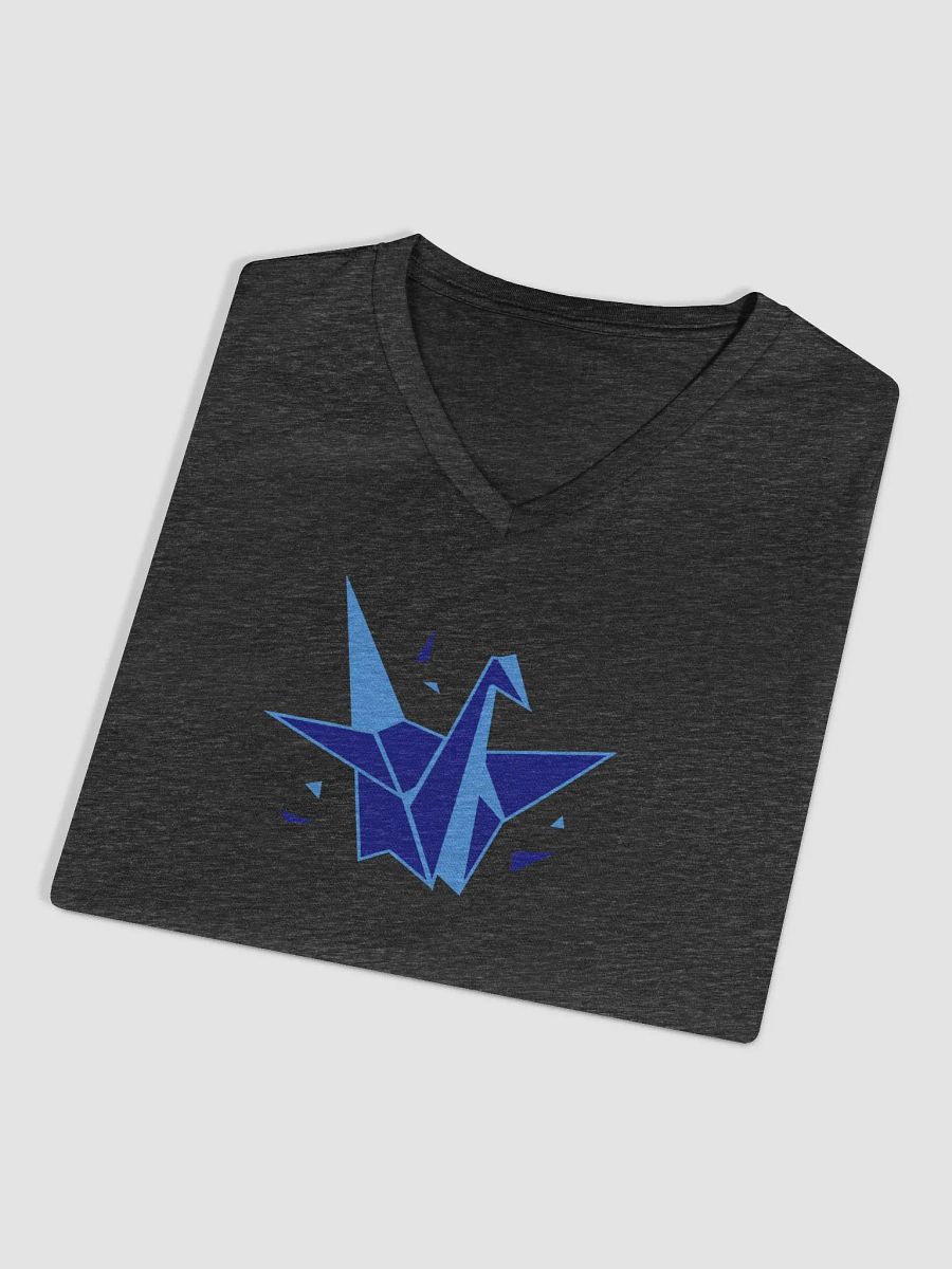 KrazeyHazey Crane V-neck T-Shirt - Blue product image (10)