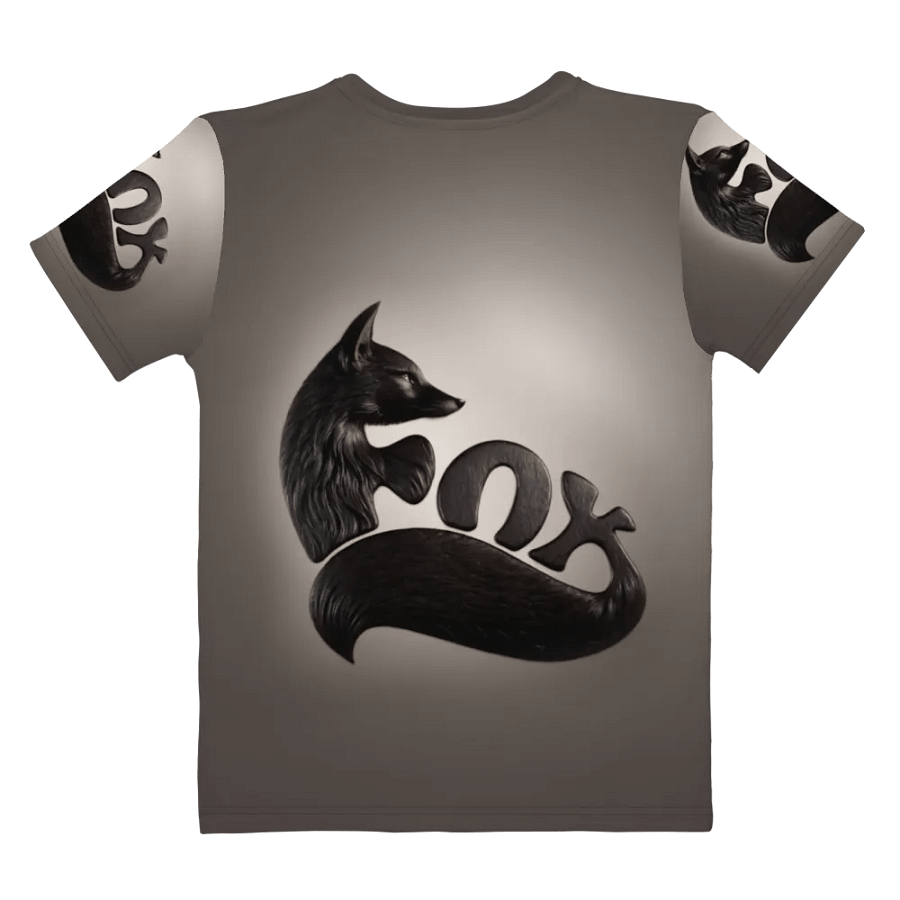 Black Fox Typography T shirt product image (3)