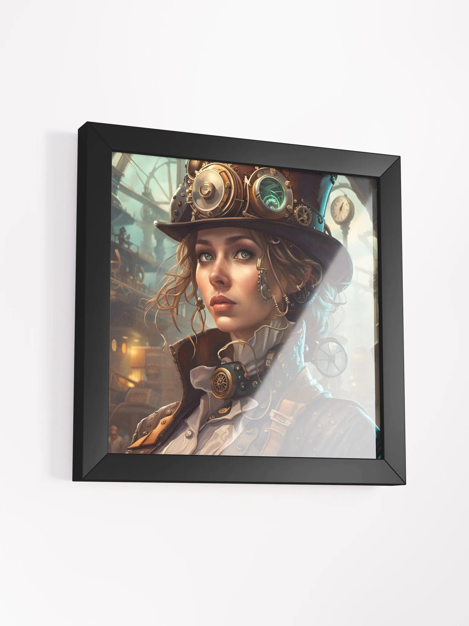 Framed Steampunk Female Poster product image (19)