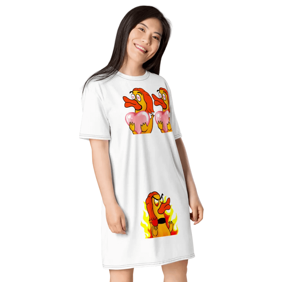 Heart My Parts T-Shirt Dress product image (3)