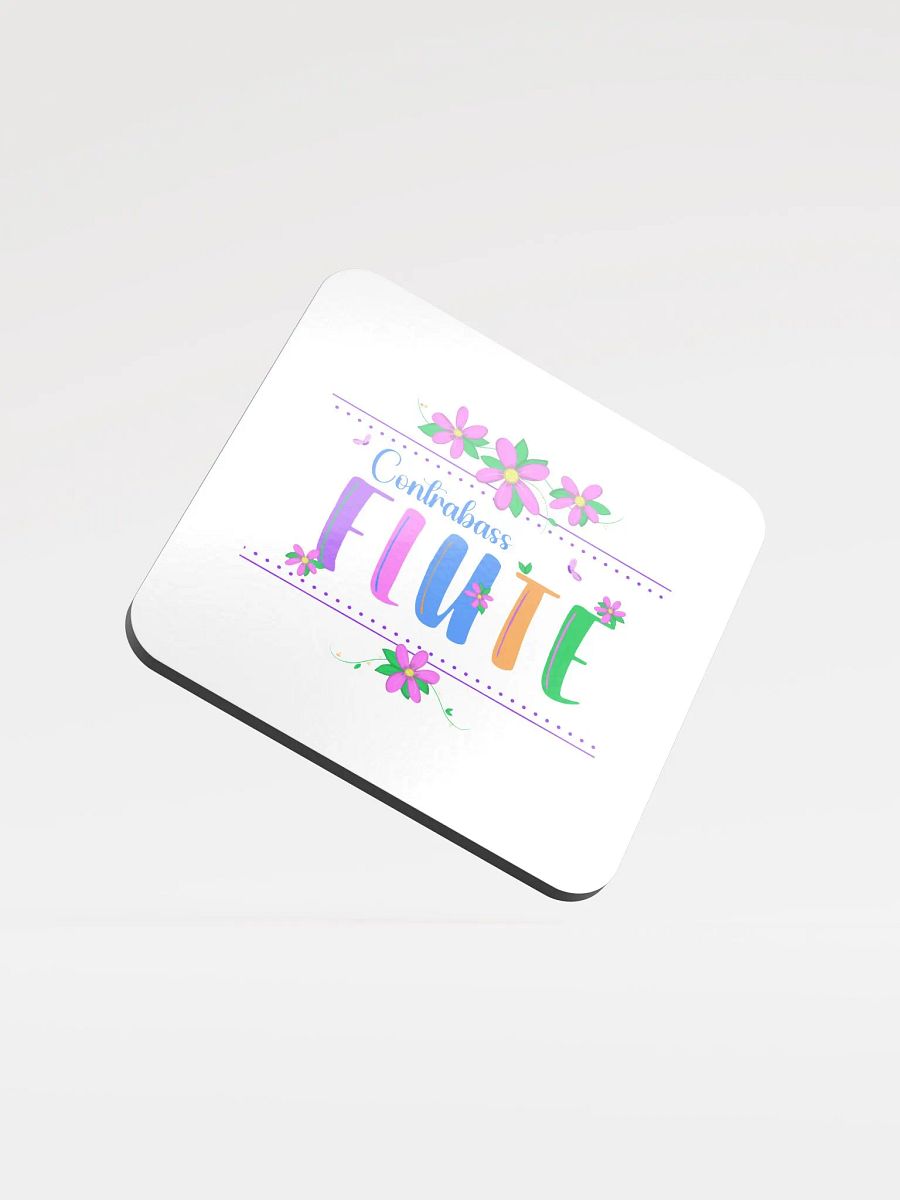 Floral Flute Coaster - Contrabass product image (1)