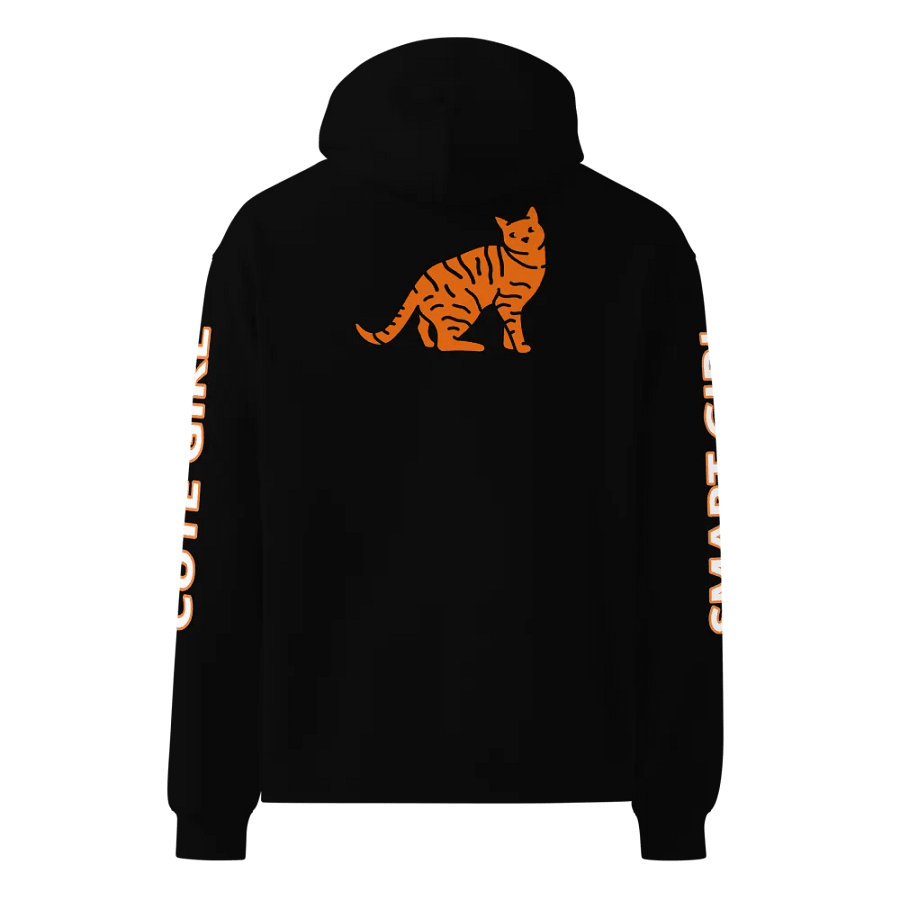 Cute N Smart Cat Outline Hoodie product image (3)