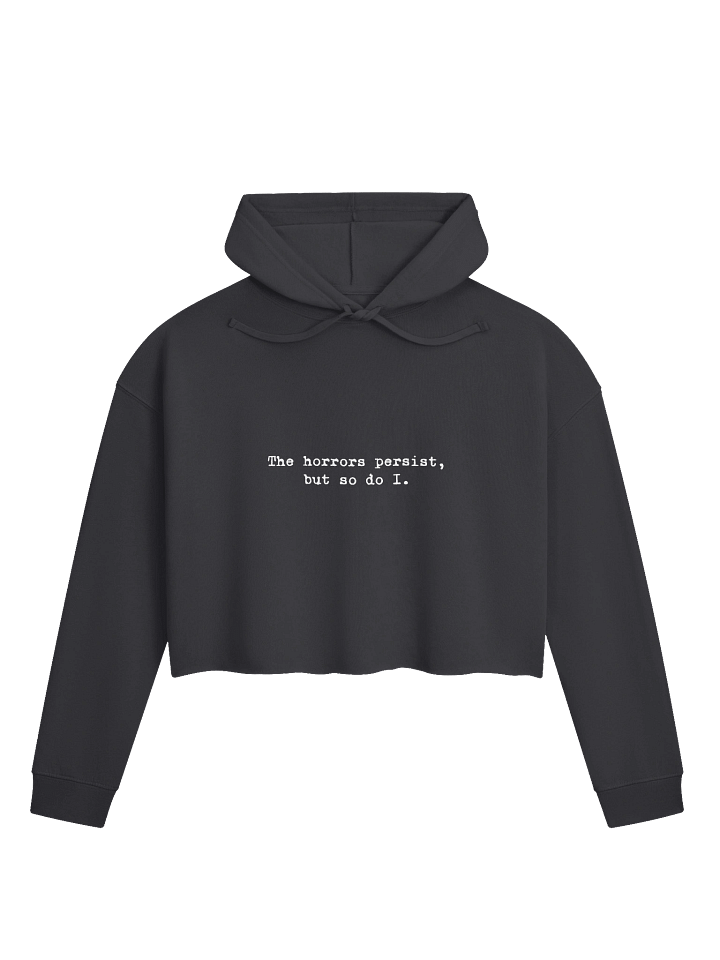 Lightweight Cropped Horrors Hoodie product image (2)